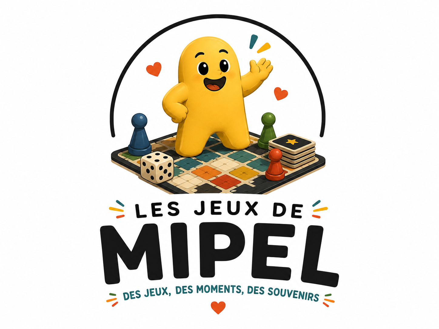 Logo Les Jeux de Mipel, boutique de jeux de société
